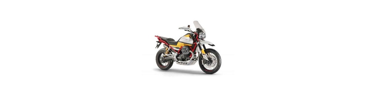 Accessori Moto Guzzi V85TT. Cupolino, paramani, bauletto, paramotore