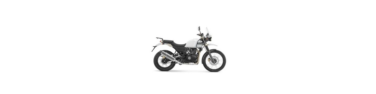 Accessori moto per Royal Enfield Himalayan. Paramotore, Portavaligie.