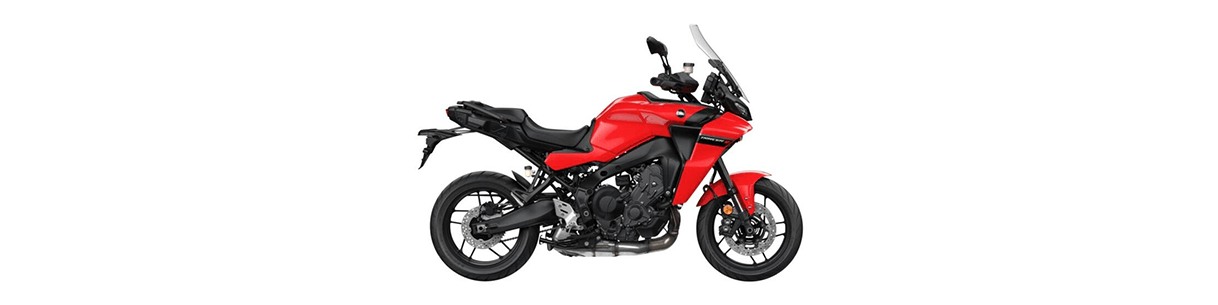 Accessori moto per Yamaha Tracer 9. Paramotore, cupolino, bauletto