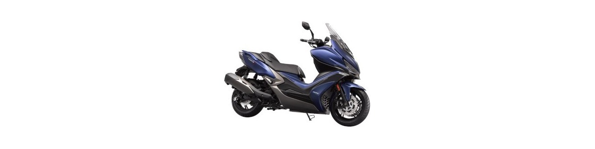 Accessori Kymco Xciting S400I. Parabrezza, schienale, blocca manubrio