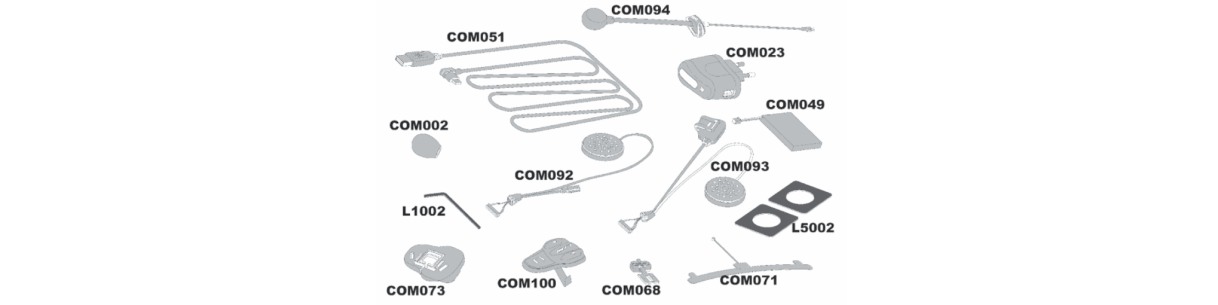 Ricambi per interfono Nolan Ncom B901 R