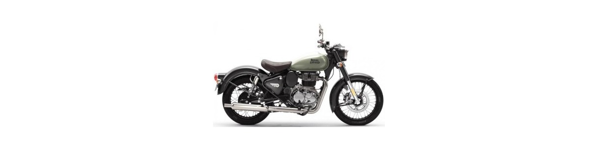 Accessori moto Royal Enfield Classic 350. Portapacchi, borse laterali