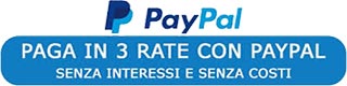 Paga in 3 rate con Paypal